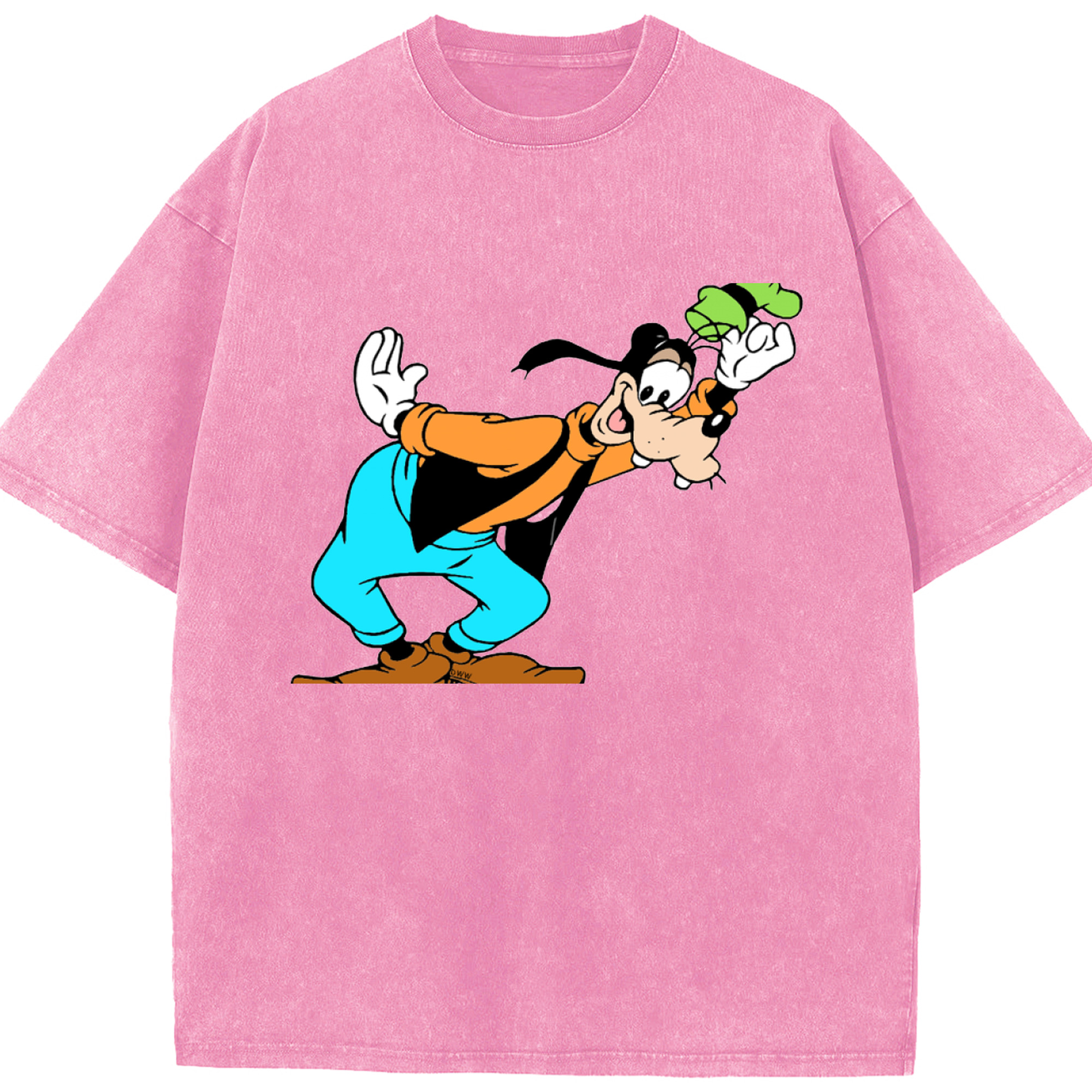 （画像用） ミッキーマウス Mickey Mouse 綿100% ヴィンテージ風 半袖Tシャツ（フロントプリント）